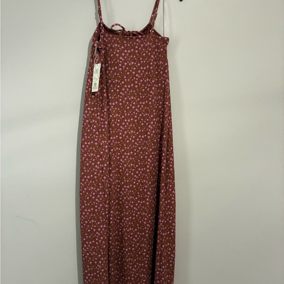 Women Floral Rust Maxi Dress size S new - Picture 5 of 7